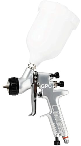 DeVilbiss GPG UV *Top Class Premium Value* Gravity Spray Gun with 560ml Gravity Cup - for standard and thicker viscosity paints and primers. (UV 2)