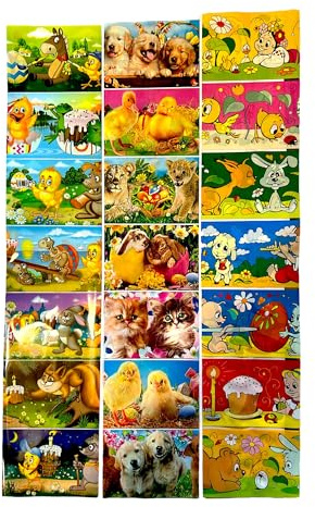 -SET-Ostereier Folie. Schrumpffolie (Set Nr.2.20.21) Kinder Motive. Reicht für 21 Eier