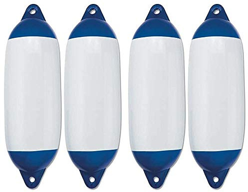 Multipack 4 Pezzi Parabordi Per Imbarcazioni Modello SFO Con Due Fori mm 450x120