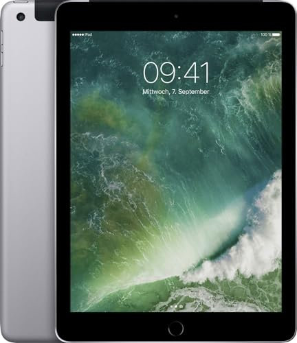 Apple iPad 9.7 (5e Génération) 32Go Wi-Fi + Cellular - Gris Sidéral - Débloqué (Reconditionné)