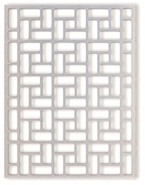 Jess and Jessica Metal Wall Art Metal Fishbone Lattice - Mandala Wall Art for Home Decor, Wall Panels, Overlays, Trellis, Privacy Screens & Yard Decor
