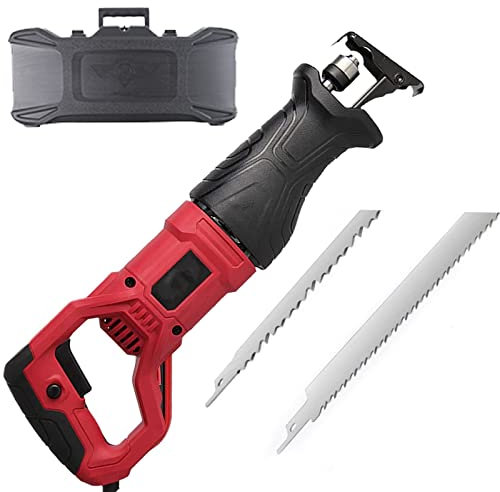 BONAD Bone Saw Electric Professional Butcher Bone Saw,900W/1050W/1300W Meat Saw Machine for Commercial and Household,Powerful Electric Hand Saw Meat Cutter Machine Kit,with 1PC Carry Box,Red-900W