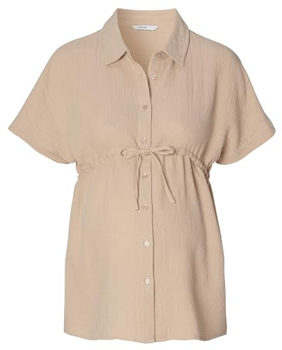 Noppies Maternity dam Jarra Nursing blus kortärmad blus, Vit – P427, XL