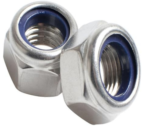 Healvian T-Muttern 200 Stück Muttern Für Reparatur Hardware T Muttern 304 Edelstahl Mutter Edelstahl Radmuttern Kontermuttern Kontermutter Werkzeug Selbstsichernd Rostfrei