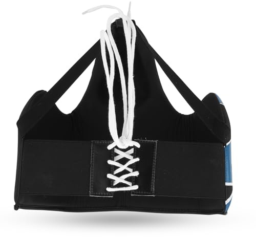 Tiefschutz Für Herren, Tiefschutz Für Boxen, Muay Thai, Kickboxen Und MMA-Training, Bauchschutz Für Karate Und Taekwondo(Blau)