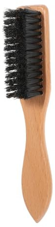 Healeved Praktische Bartbürste Mit Holzgriff Hochwertige Schweineborsten Für Bartpflege Und Styling Tragbar Und Ergonomisch Für Männer Die Wert Gepflegtes Aussehen Legen