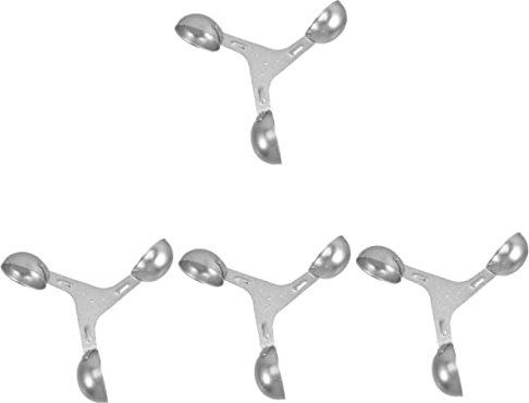 BESPORTBLE 4 Stück Werkzeug zur Windmessung luftmengenmesser windsensor Windgeschwindigkeitspokal Ersatz-Sensorbecher Windschalensensor Windgeschwindigkeitsmesser Cup Aluminiumlegierung