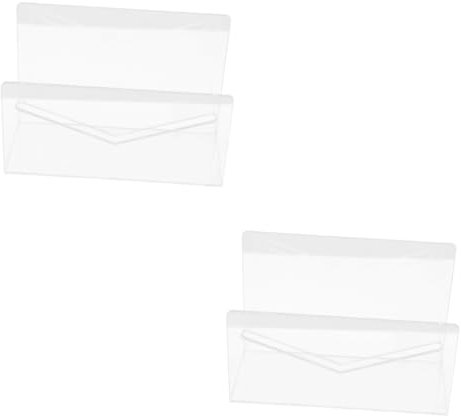 TOPBATHY Mail Organizer Arbeitsplatte Acryl Mail Für Tisch Postkarte Ständer Briefsortierer Umschlaghalter