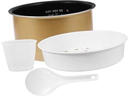 WATIIFUFU Innentopf Für Reiskocher Aus Aluminiumlegierung Ersatzinnentopf Für Haushaltskocher Innentopf Für Elektroherd Topf Mit Antihaftbeschichtung Geeignet Zum Kochen Von Suppe Und Backen