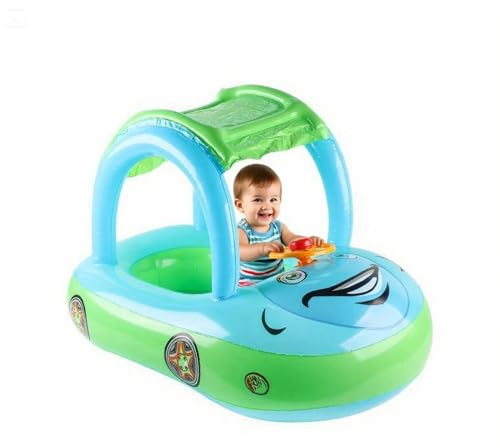 Manguitos de natación para niños pequeños, hinchables con protección solar, para divertirse en el baño, verano