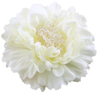11 Cm Grande Broche Fleur De Pivoine En Tissu – Accessoire Oversize Pour Corsage, Robe De Mariage, Soirée Ou Coiffure – Idéal Comme Cadeau Ou Décoration Élégante