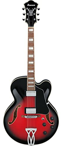 Ibanez Artcore AF75-TRS Transparent Red Sunburst - Ibanez E-Gitarre