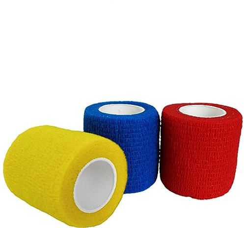 3 x Wundverband elastische, Cohesive Bandage, Fixierverband