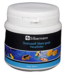 Silbermann Granusoft Mare - Hauptfutter für Meerwasserfische fein oder grob (500 ml grob)