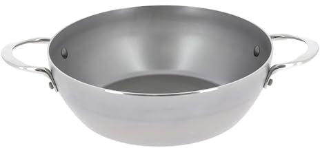 DE BUYER, Serie 5654.32, Padella a due manici, in ferro battuto, Ø 32 cm