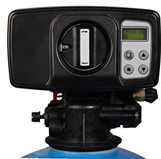 AQMOS Wasseraufbereitung BNT1650M Steuerventil für Wasserenthärtungsanlagen, Mengengesteuert, Kunststoff, Grau