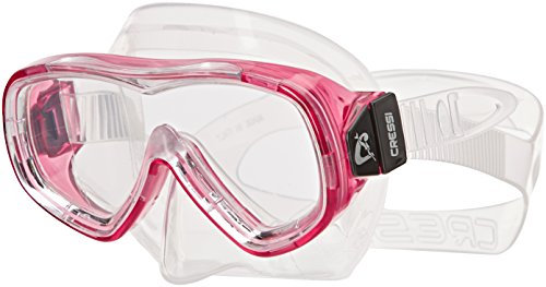 Cressi Piumetta Maschera Subacquea, Trasparente/Blu [Colori Assortiti]