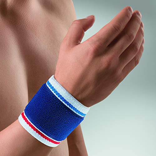 bort 1410 large blau ActiveColor Handgelenkbandage für rechts und links gleich, large, blau