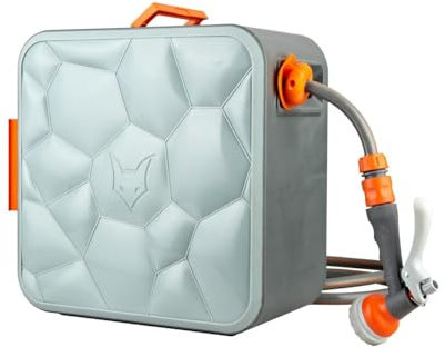 Fuxtec Avvolgitubo Automatico 30 m FX-CU30 Collegamento ½ Pollice - Avvolgitubo con Montaggio a Parete