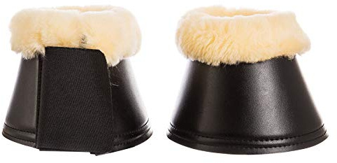 Merauno Lambskin Over Reach Boots Cloche de saut en cuir synthétique avec peau d'agneau Taille M