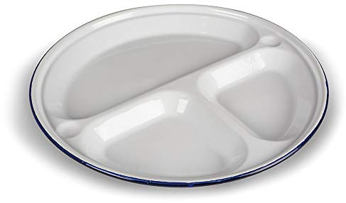 Kampa Enamel 3 Section Plate