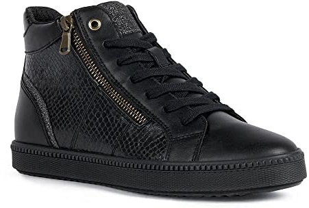 Geox D Blomiee B, Scarpe da Ginnastica Donna, Nero (Black 9999), 37 EU