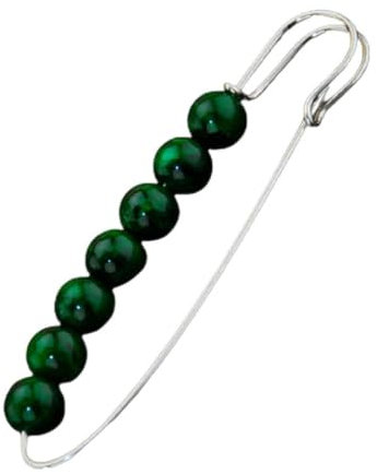 C H SZ CC Brosche Broschennadeln Dunkelgrün Stein Perlen Brosche Retro Pin Pullover Schal Zubehör Mode Männer und Frauen Handgemachte Schmuckgeschenke Broschen