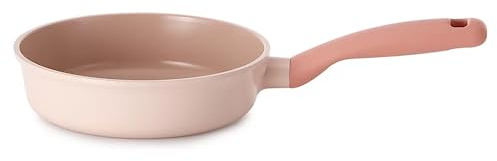 Neoflam Kitchen Nonstick 8-Inch Stir Frying Pan with Soft Touch Handle, Healthy Cooking Ceramic Coating Skillet, Induction Compatible Cookware, Flat Bottom Egg Omelet Pan, Made in Korea (20cm)