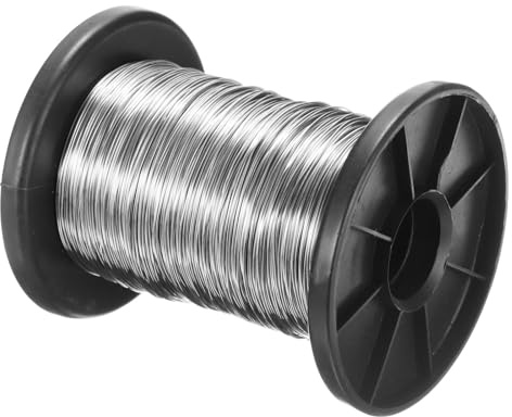 PATIKIL 316 Rostfritt Ståltråd, 328 Fötter 0,5 Mm 24 Gauge Tråd Smycke Tråd Konstgjorda Skapelser Mjuk Skapande Smycken Armband Gör-Det-Själv, Silver