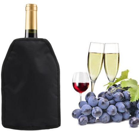 Refrigeratore per Bottiglie Vino o di Champagne Attivo, Borsa Termica per Vino Champagne, Birra, Bevande Analcoliche, Bottiglie Raffredda Bottiglie Vino,Refrigeratore Vino da Viaggio