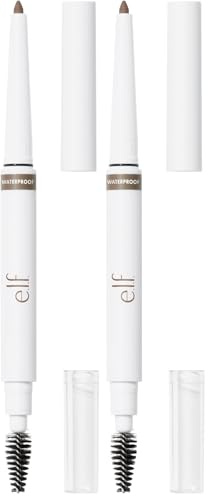 e.l.f. Instant Lift Waterproof Brow Pencil, Langanhaltender Augenbrauenstift Zur Pflege & Formung Der Augenbrauen, Vegan & Tierversuchsfrei, Blonde (Packung mit 2)