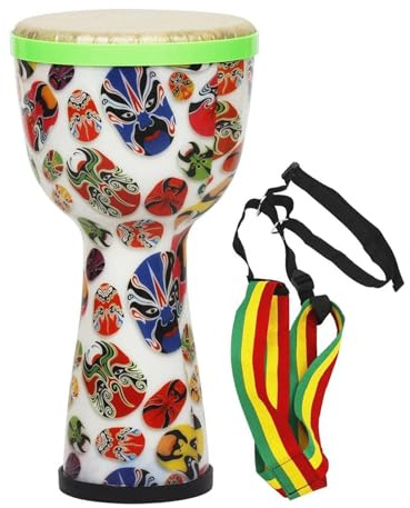 8 Zoll ABS Afrikanische Trommel Djembe Handtrommel Afrikanisches Traditionelles Musikinstrument Djembe Für Anfänger