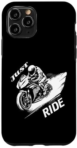 Carcasa para iPhone 11 Pro Motocicleta camiseta motero sudadera con capucha moto motorista funda para teléfono móvil