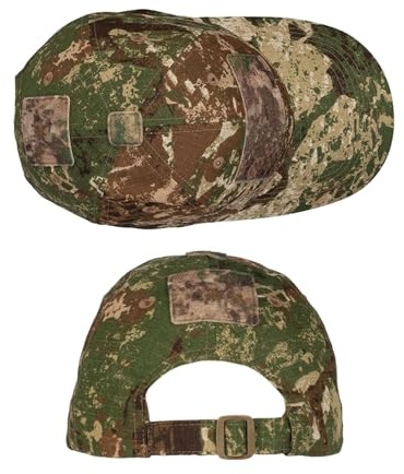 MIL-TEC Baseballkappe im Militärstil, WASP, Camouflage, verstellbar, mit aufgesetzten Platten