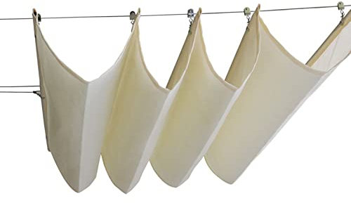 Vele ombreggianti retrattili a forma di U, con kit di montaggio, per copertura pergolata, in vetro, facile da installare, tenda avvolgibile (larghezza 1,1 x lunghezza 13 m)