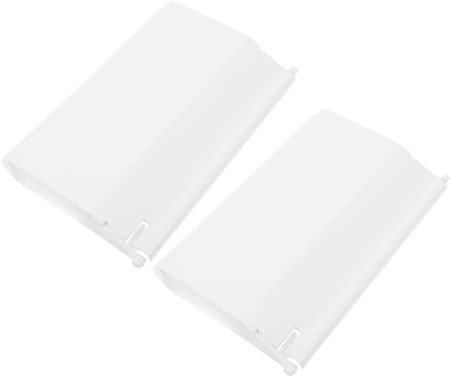 BESTonZON Puerta Skimmer Piscina 19.5x13 Color Claro Esponja y PVC, Fácil de Instalar y Resistente para Reemplazo Aleta del Skimmer Piscina, Pack de 2 Piezas