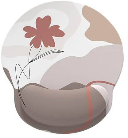 KASESSS Mousepad mit Handauflage,Ergonomisches Mauspad mit Memory Foam,Mauspad Klein mit Rutschfester,Mouse Pad Schmerzlinderung Maus Pad für Spiele,Zuhause,Büro.