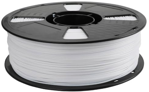 CC3D ASA-Filament, Weiß, 1 kg, 1,75 mm, 3D-Drucker-Filament, 1 kg Spule, 3D-Druckmaterialien, Sonnenlicht, UV-beständig, ASA-Kunststoff, Weiß