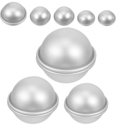 jojofuny Badesalzkugelform Multifunktional und Einfach zu Bedienen 16 Stück aus Aluminiumlegierung und Badekugeln Herstellen für Kreative Bastelprojekte