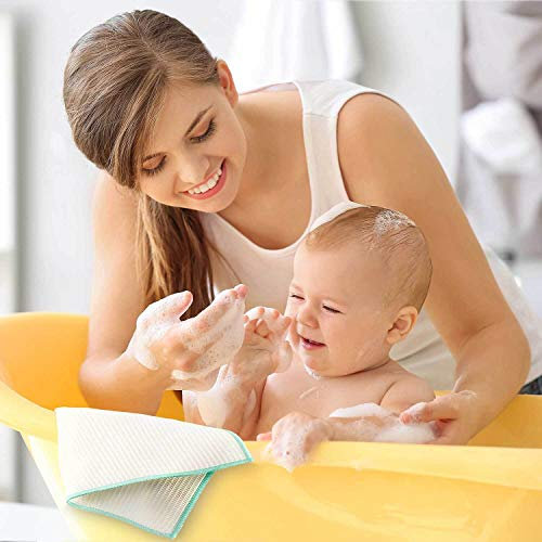 Muxel Das etwas andere Kosmetik-Tuch Reinigungstuch Babytuch - 5 Pflegetücher aus 100% Bambus
