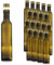 18 Marascaflaschen 0,25L, mit Schraubverschluss – Leere Glasflasche mit 100 – 500ml Volumen – geeignet als Saftflasche, oder zur Aufbewahrung von Dressings, 10FL30000254FL10, Braun, 250ml
