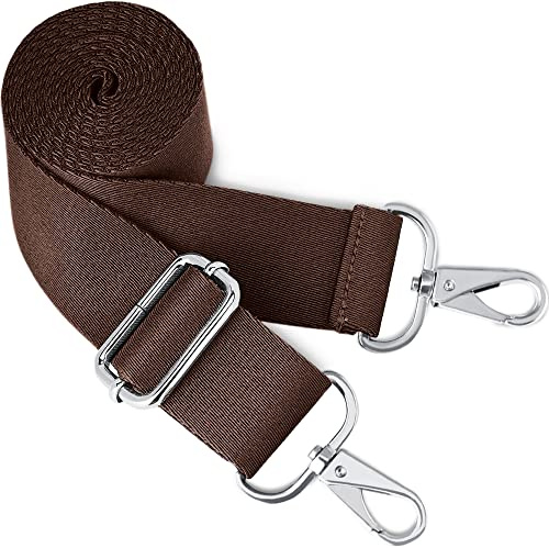 BOACAY Bred Axelremsrem med Clips för Kameraväska, Handväska, Utbytbar Crossbody-Väskrem, Universal och Justerbar, 80-143cm