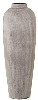 DRW Jarron de Suelo de Ceramica en Tonos Grises 22x60cm