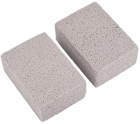 Lezevn Grill Cleaning Bricks Grill Griddle Stone Cleaning Bricks Ecological Stone Cleaner Magic Stone Removing Grease and Stains for BBQ Grill Grates Sink Pool (2)