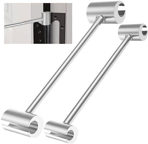 Huakaile 2 Pieces Hinge Gap Adjusting Wrench Kit, 14-19 mm & 23-25 mm Door Hinge Adjustment Tool, Adjustable Door Hinge Repair Spanner for Installation Residential Commercial (2 PCS)