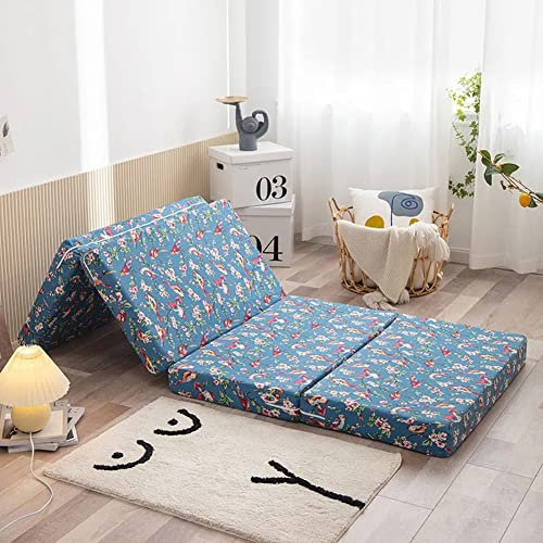 Tragbare Einzel-Klappmatratze für Schlafzimmer, Büro und Auto, Camping, weiche und dicke Tatami-Gästematratze, platzsparend, temporäre Bettlösung