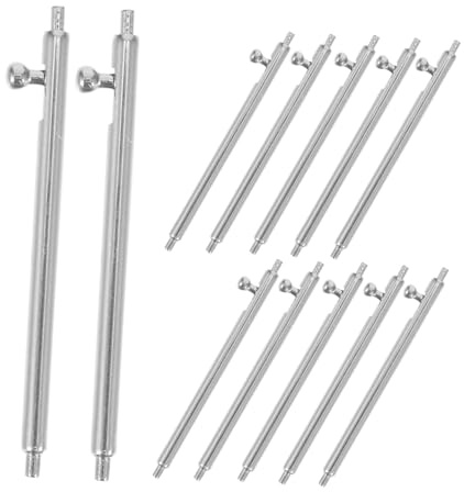ELAYARD 100pièces Goupilles De Liaison De Ceinture De Montre Barrettes à Ressort De Bracelet Remplacement De Goupille pour Montre pour Réparation De Ceintures Chaînes Bracelets Cuir