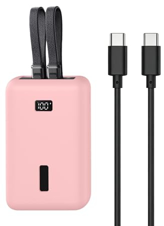 OAZSWGG Rosae Silikonhülle für Anker Zolo 30W Powerbank mit Dual USB C Kabel Bundle