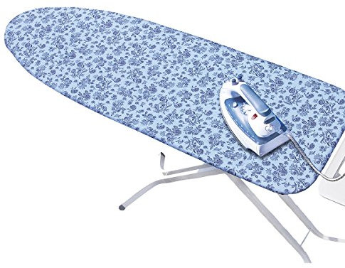 WENKO Bügeltischbezug Universal Stretch Blume - Universalgröße, Baumwolle, Mehrfarbig