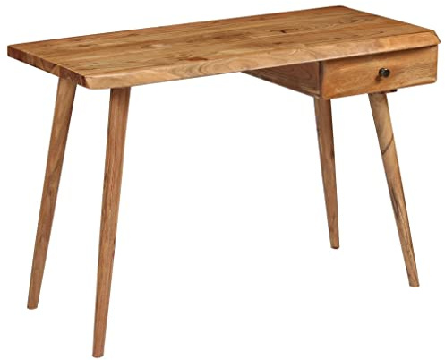 vidaXL Schrijftafel 110x50x76 cm massief acaciahout
